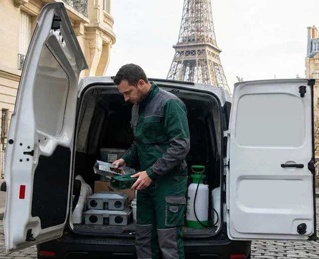 Technicien Lancry Clean en intervention de dératisation à Paris (75)
